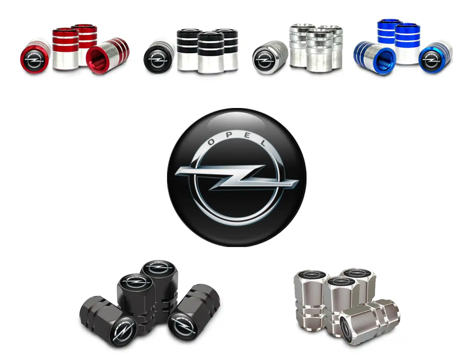 Opel Tapones Valvulares Autos Acabado Brillante
